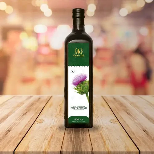 Масло расторопши  Олія розторопші сиродавлена  CraftOil 3