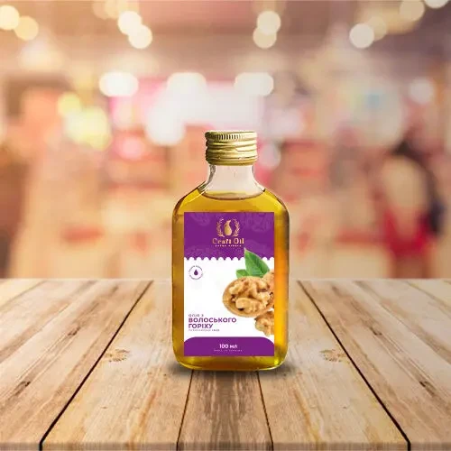 Масло грецкого ореха  Олія волоського горіха сиродавлена  CraftOil 5