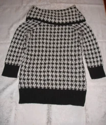 КОФТА/свитер/светр/туніка 14-ка, George, темно-сіро-білий, теплий