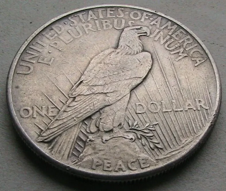 США 1 доллар 1921 Peace Dollar Мирный доллар Редко 6