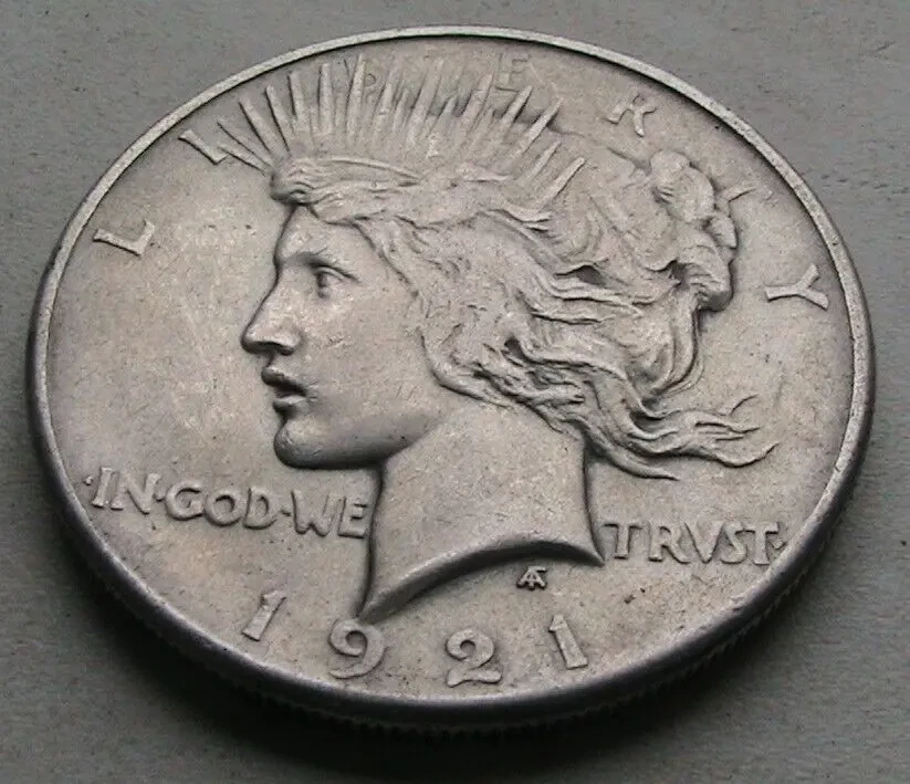 США 1 доллар 1921 Peace Dollar Мирный доллар Редко 5