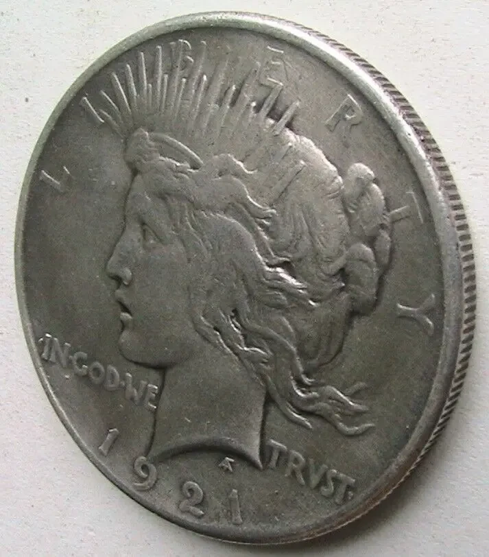 США 1 доллар 1921 Peace Dollar Мирный доллар Редко 7