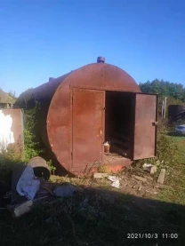 Бочка склад цистерна бытовка  75 кубов