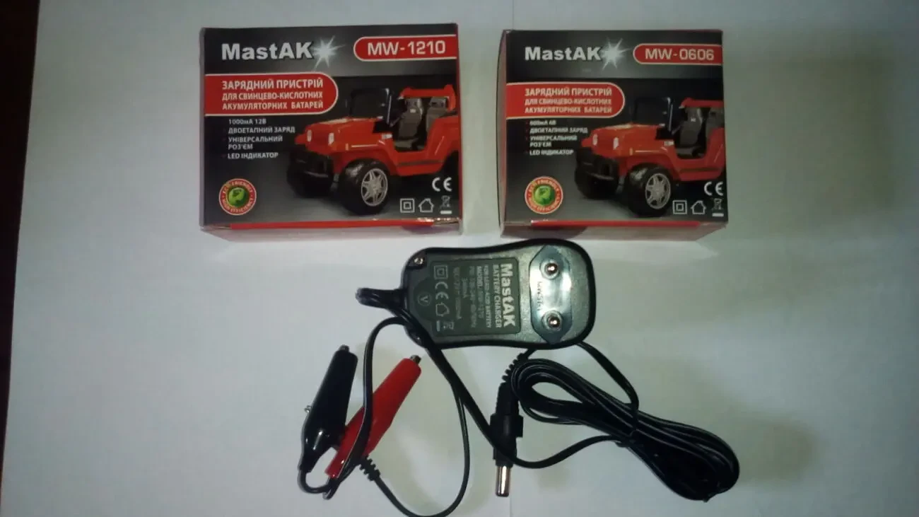 Зарядное 6/12в для аккумуляторов до детских электромобилей под заказ 2