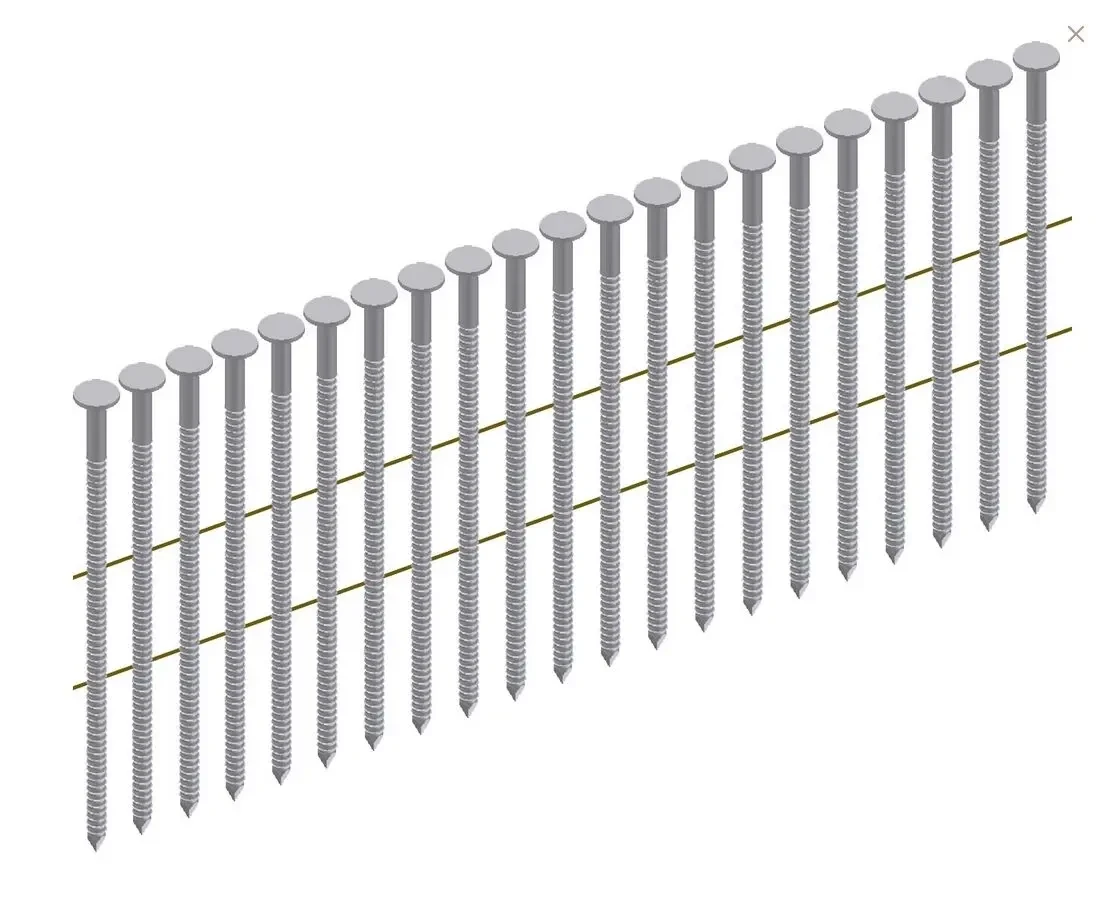 Цвяхи барабанні CNW 2,5/70 єршоні для піддонів 10