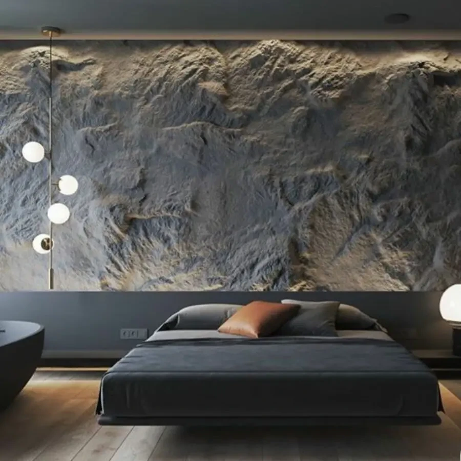 Скала фактура камня дизайн интерьера Киев 2