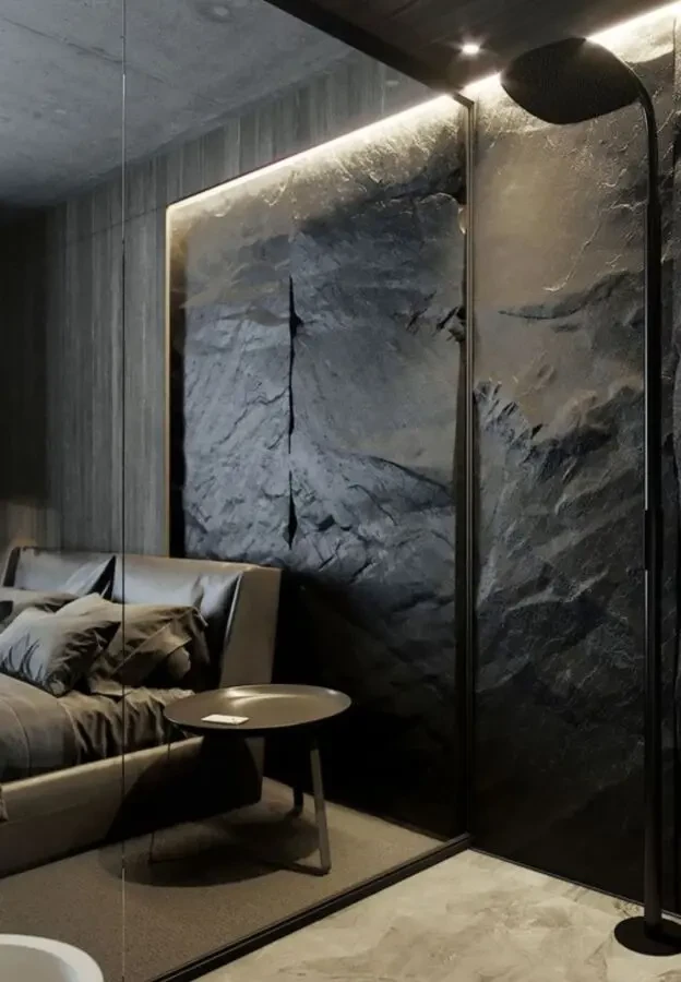 Скала фактура камня дизайн интерьера Киев 6