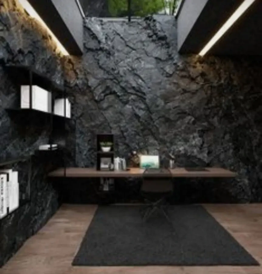 Скала фактура камня дизайн интерьера Киев 8