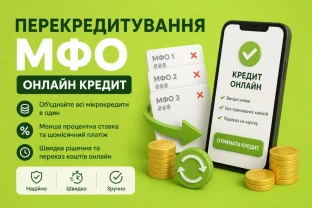 ГРОШІ В БОРГ ОНЛАЙН НА КАРТКУ АБО ГОТІВКОЮ.РЕФІНАНСУВАННЯ
