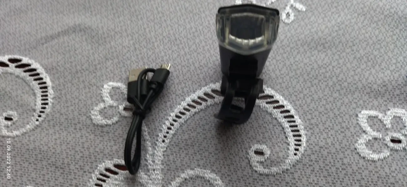 LED ліхтарик передній для велосипеда + фара задня (габарит) 3