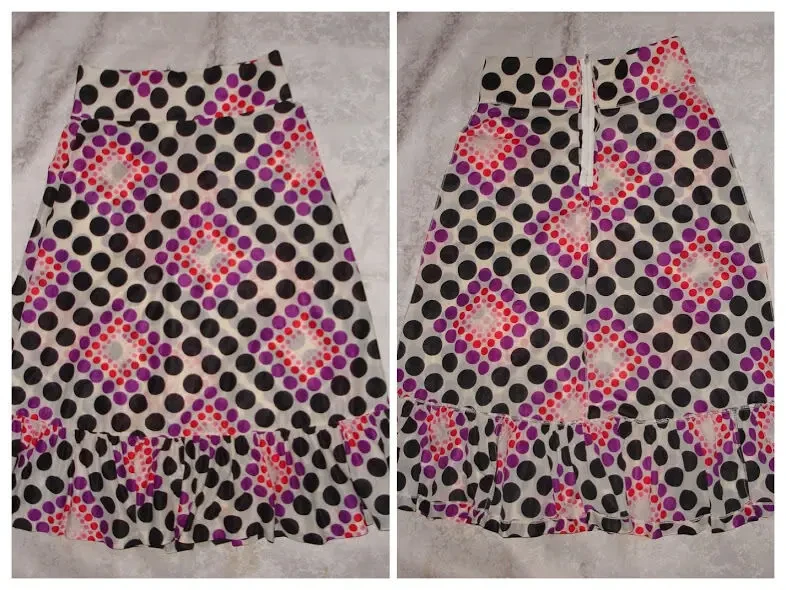 ЮБКА/спідниця 42-44 р., яскраві горохи на білому фоні; міді; ефектна