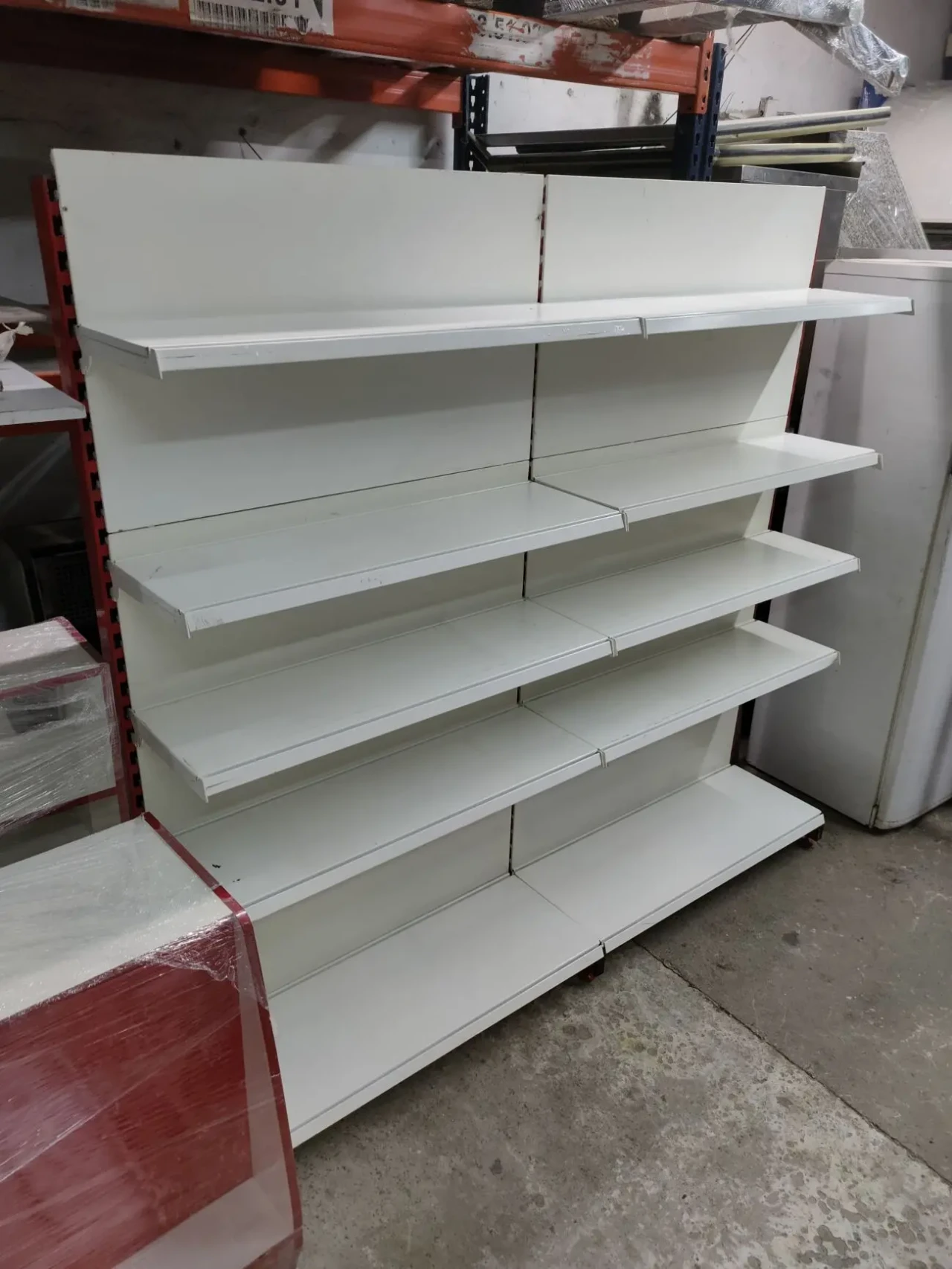 Торгові стелажі металеві б/в, стелаж 2 м.