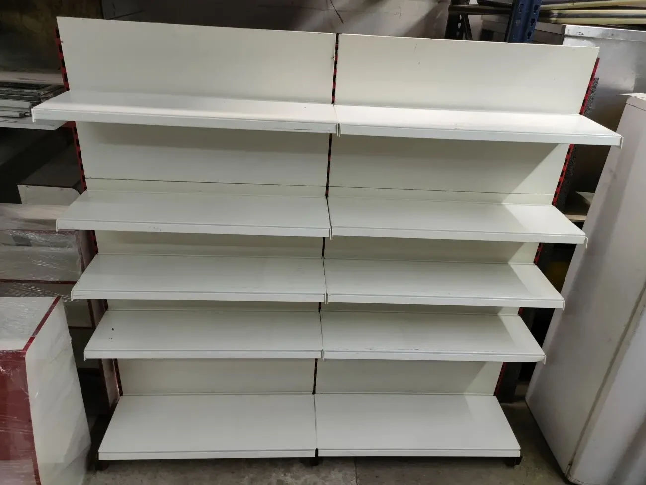 Торгові стелажі металеві б/в, стелаж 2 м. 4