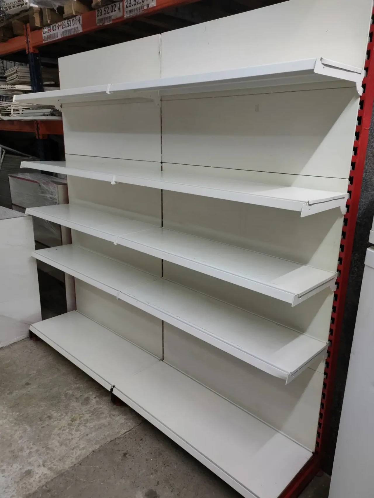 Торгові стелажі металеві б/в, стелаж 2 м. 6