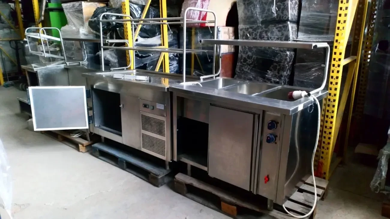 Линия самообслуживания (роздачи), мармиты, витрины 7