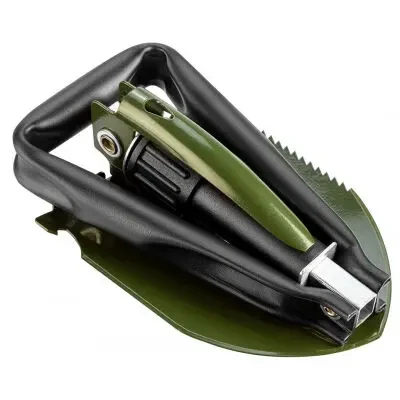 Тактическая лопата Neo Tools 5 в 1 саперная 3