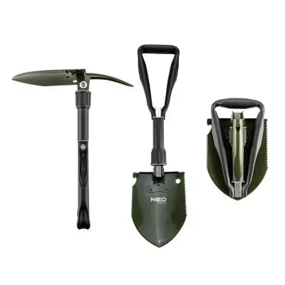 Тактическая лопата Neo Tools 5 в 1 саперная 2